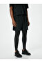 Tights Shorts with Waist Lace and Pocket Detail - 3