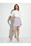 Crop T-Shirt Bow Detailed Crew Neck Short Sleeve Viscose - 2