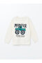 Lcwk Crew Neck Printed Long Sleeve Baby Boy Sweatshirt 2-Piece - 2