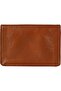 020 Bifold Unisex Card Holder - Genuine Leather, Tan - Compact & Stylish, RFID Protection - 3