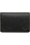 020 Bifold Unisex Card Holder - Genuine Leather, Black - Compact & Stylish, RFID Protection