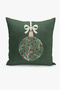Christmas Themed Throw Pillow Cover / Christmas - Christmas Cushion Cover (Double-Sided Printed - Hidden Zipper) - 3