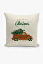 Christmas Themed Throw Pillow Cover / Christmas - Christmas Cushion Cover (Double-Sided Printed - Hidden Zipper) - 3
