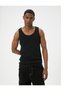 Cotton Blended Basic Tank Top - Round Neck - 3
