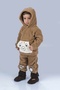 Milky Brown Winter Welsoft Luxury Baby Set - 3
