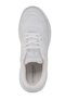 Women's White Lace-Up Thick High Sole Casual Sports Shoes Sneaker White - 4