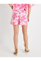 Stoned Floral Shorts Standard Waist - 4