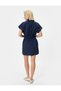 Mini Shirt Dress Short Sleeve Casual Fit with Pockets - 4