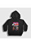 Unisex Kids Black Stardust Crusaders Anime Jojo Hooded Sweatshirt327291tt