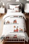 Trendy Safari Party Patterned Single Baby Kids Bedding Set - 2