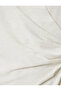 Linen Blend Mini Double-Breasted Dress with Sleeveless Shirt Collar and Side Tie Detail - 6