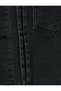 Washed Denim Jacket Classic Collar Pocket Detailed Buttoned - 6