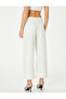 High Waist Jeans Layered Straight Leg Pocket - Barrel Fit Jeans - 4
