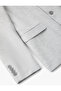 Blazer Jacket Slim Fit Buttoned with Pocket Detail - 7