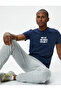 Sports T-Shirt Slogan Printed Crew Neck Cotton