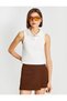 Buttoned Polo Neck Undershirt - 3