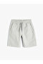 Shorts Tie Waist Pocket Detailed Cotton