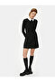 Mini Dress Long Sleeve Shirt Collar A-line - 2