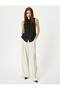 Judge Collar Shirt Sleeveless Robe Detailed - 2