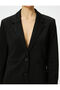 Blazer Jacket with Buttons, Fleto Pockets, Double Breasted Collar - 5