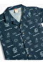 Shirt Short Sleeve Summer Themed Printed Pocket Detail - 3