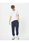 Jogger Sports Sweatpants with Lace-up Waist and Pockets