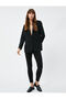 Trousers Leggings High Waist Buttoned Ribbed - 2