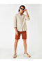 Layered Leg Gabardine Shorts