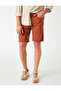Layered Leg Gabardine Shorts - 3