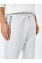 Jogger Sweatpants with Lace Waist and Zipper Pocket Detail - 5