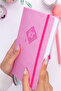 Kr Academy English Timeless Planner Agenda - Pink (Mini Notepad + Sticker Gift) - 2