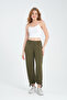 Women's Adjustable Leg Large Size Loose Knitted Trousers Shalwar - 4