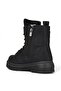 Comfort Sole Zippered & Laced Cold Resistant Boots Women's Boots Black - 3