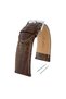 R4134W Leather Strap - Brown-White - 22mm - 3