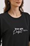 2452 Printed Oversize Knitted Dress - Black - 3
