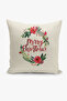 Christmas Themed Throw Pillow Cover / Christmas - Christmas Cushion Cover (Double-Sided Printed - Hidden Zipper) - 3