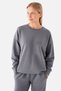 Nina Pamuklu Basic Füme Sweatshirt