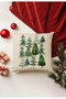 Christmas Themed Throw Pillow Cover / Christmas - Christmas Cushion Cover (Double-Sided Printed - Hidden Zipper)