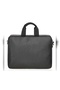 U.S. Polo Assn. Black Faux Leather Briefcase - 5
