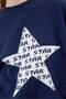 Crew Neck Star Patterned Sweater K3407-A7 - 3