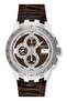 ساعة رجالية من نوع Irony Chrono Automatic Right Track ذات مينا بني #SVGK408 - 2