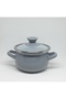 16 cm 1250 ml Gray Enamel Pot
