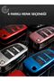 Audi Compatible A7, A6, A5, A4, A3, A1, 8P, 8L, B5, B6, B7, B8, C4, C5, C6, 4F, Tt, Rs, Q3, Q5, Q7 Glossy Tpu Key Case Cover (Blue) - 8