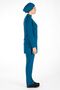 Petrol Green Thin Fabric Lycra Hijab Nurse Jersey And Hijab Doctor's Jersey Set - 6