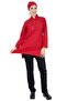 Red/black Thin Fabric Lycra Hijab Nurse Jersey And Hijab Doctor's Jersey Set - 7