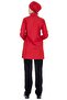 Red/black Thin Fabric Lycra Hijab Nurse Jersey And Hijab Doctor's Jersey Set - 8