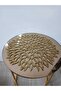 3 Pieces of Cover (Except for the Table)/33Cm/Glitter Sparkling Gold/Artificial Leather/Glitter Absolutely Not Shedding - 3
