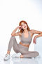 Sports Gym Fitness Yoga Pants High Waist Leggings Single Bottom