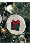 Christmas Tree Ornament New Year Punch Ornament 2 Pack Pine Tree Ornament 8 cm - 4