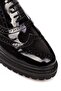 Genuine Leather Black Patent Leather Thick Sole Men's Shoes 2500021 - 5